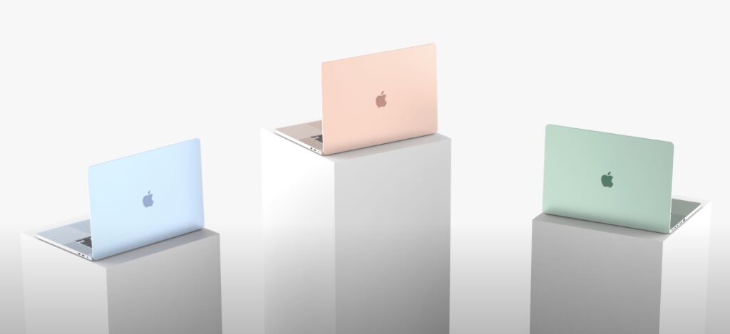 Rendus 3D des MacBook Air. // Source : Capture d'écran YouTube, EverythingApplePro.