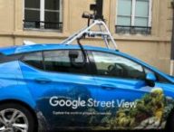 La voiture Google Street View, à Paris. // Source : Numerama