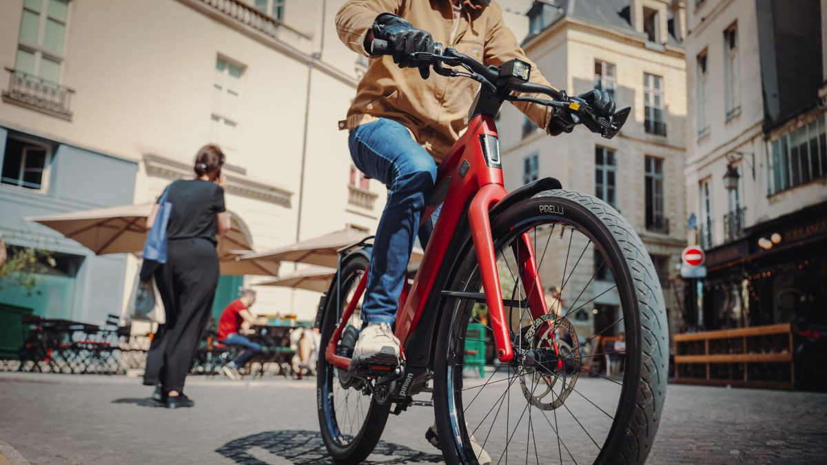 Stromer ST3 Pinion LE // Source : Louise Audry pour Numerama