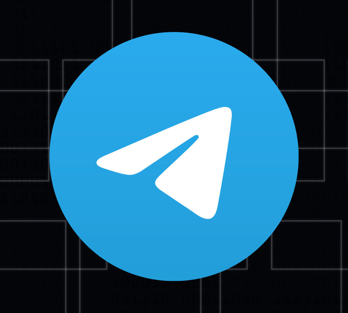 Logo de Telegram. // Source : Wikimedia/CC/Telegram FZ LLC ; fond Nino Barney pour Numerama