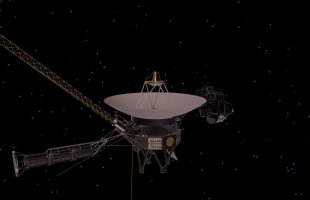 Voyager 1, vue en 3D. // Source : Capture d'écran JPL