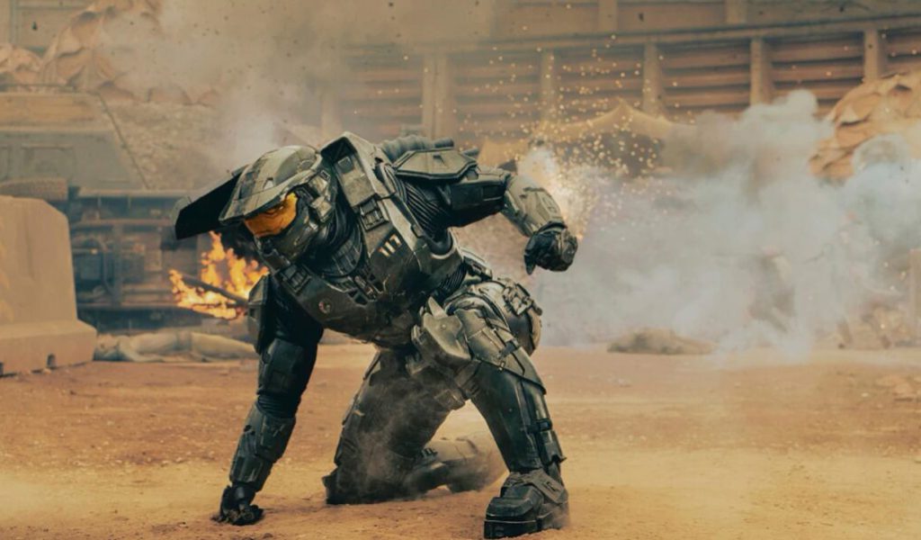 Le jeu vidéo Halo a été adapté en série télé // Source : Paramount+ / Canal+