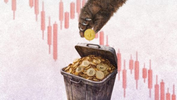 Bear Market // Source : Montage Numerama avec IA