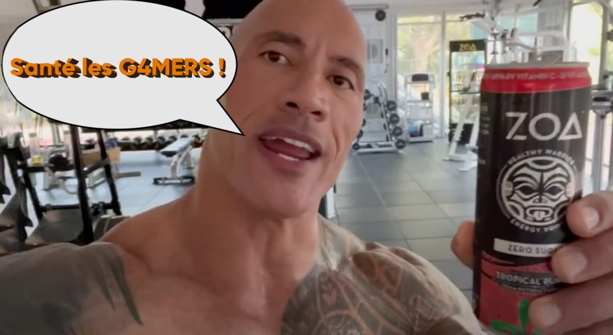 The Rock pendant la cérémonie du Summer Game Fest // Source : Capture d'écran YouTube