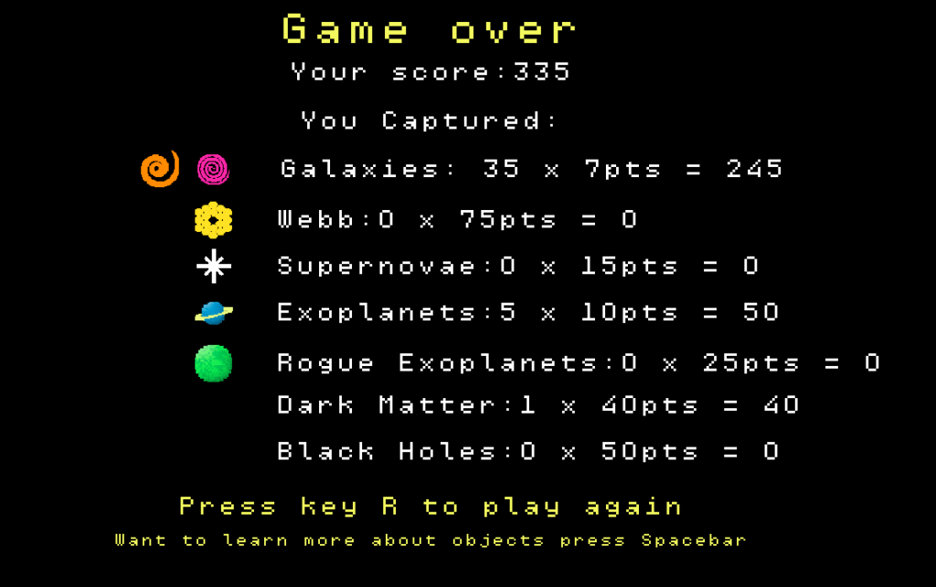 Game Over // Source : Roman Space Observer