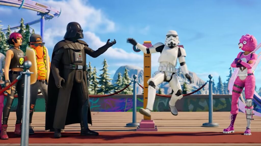 Darth Vader joins Fortnite // Source: YouTube Capture