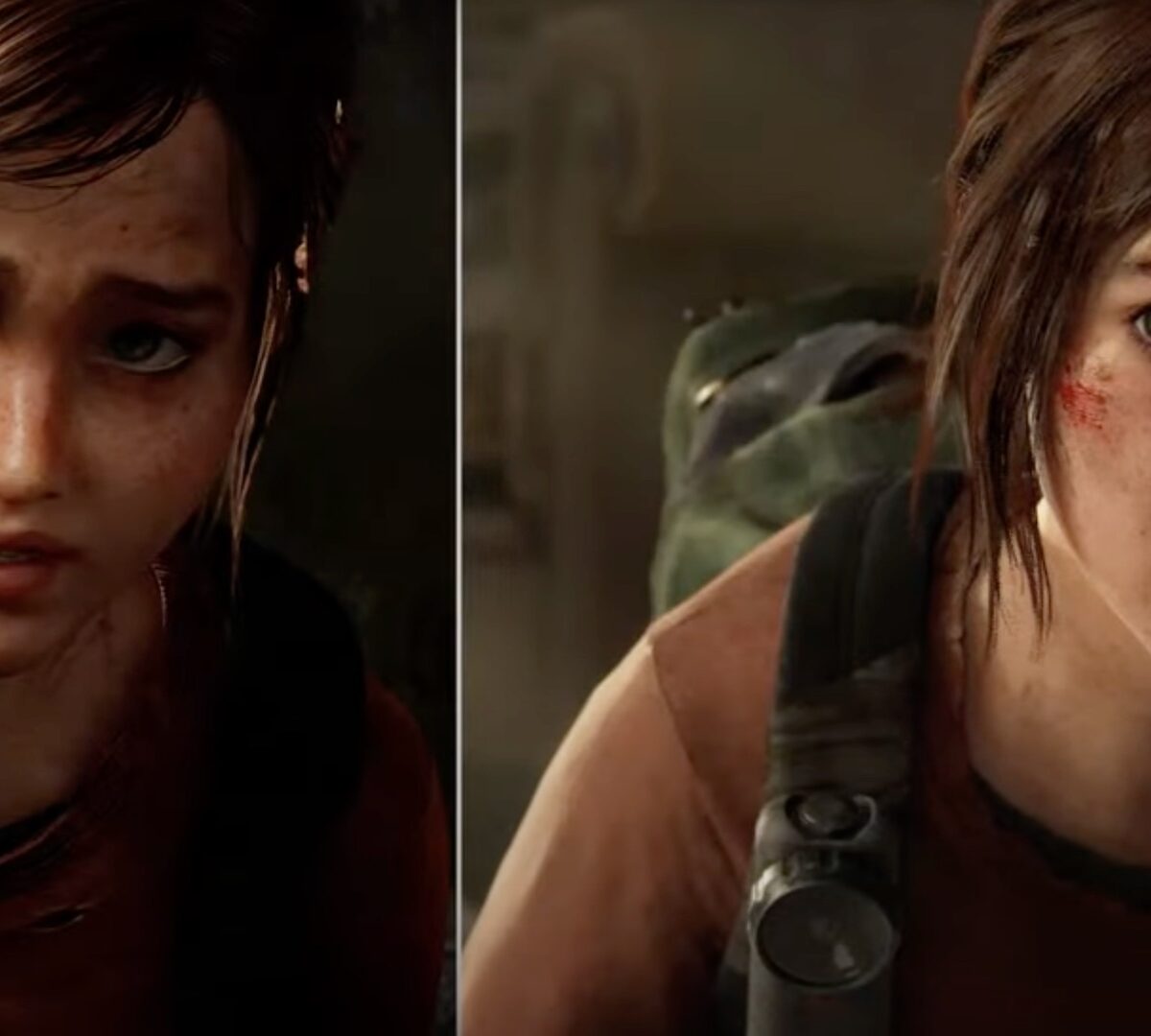 The Last of Us Remastered versus The Last of Us Part I // Source : Capture d'écran YouTube