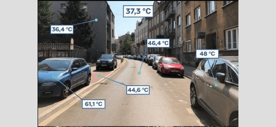 Température sur un sol sans végétation. // Source : EsquerdistItatu sur Twitter