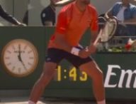 Novak Djokovic à Roland-Garros // Source : Capture France TV