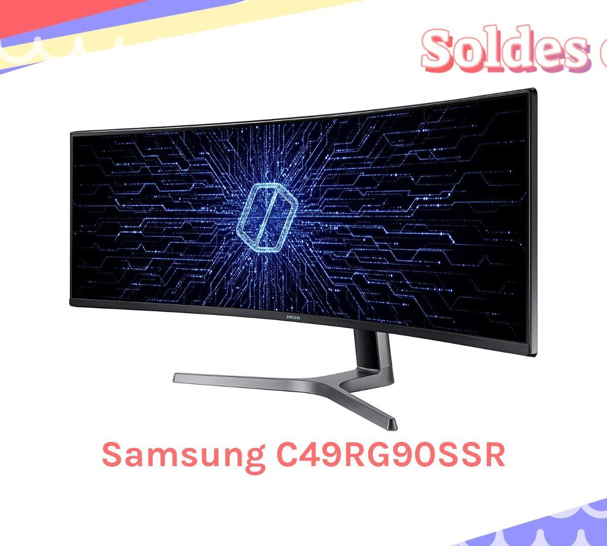 Samsung C49RG90SSR // Source : Numerama