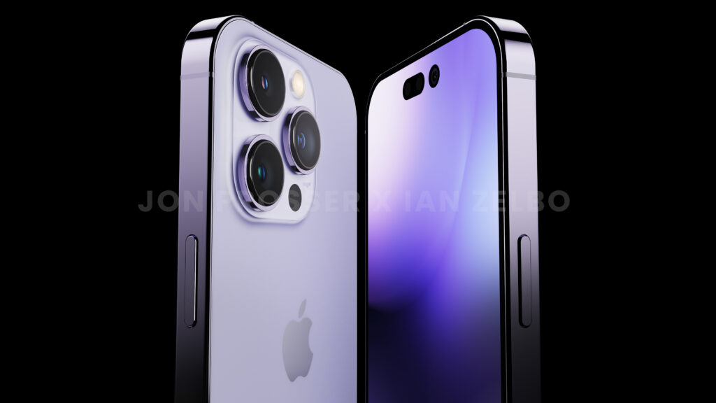 iPhone 14 is purple