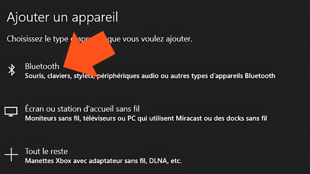 Ajouter un appareil Bluetooth