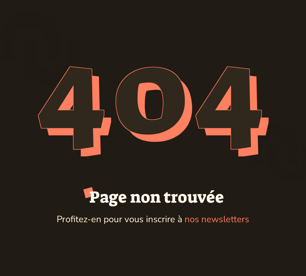 Oups, erreur 404. // Source : Capture d'écran Numerama