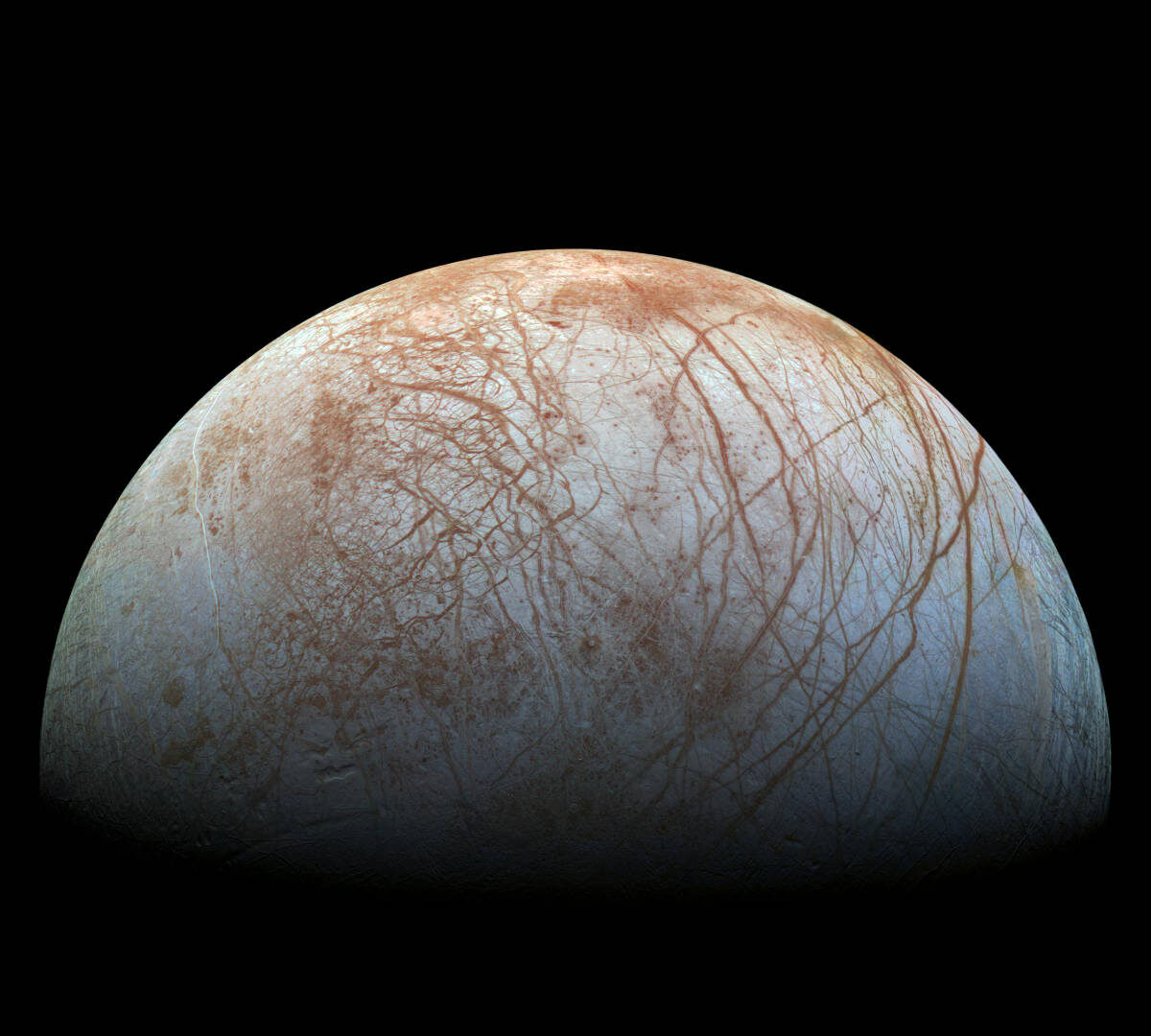 Europe, la lune de Jupiter. // Source : NASA/JPL-Caltech/SETI Institute