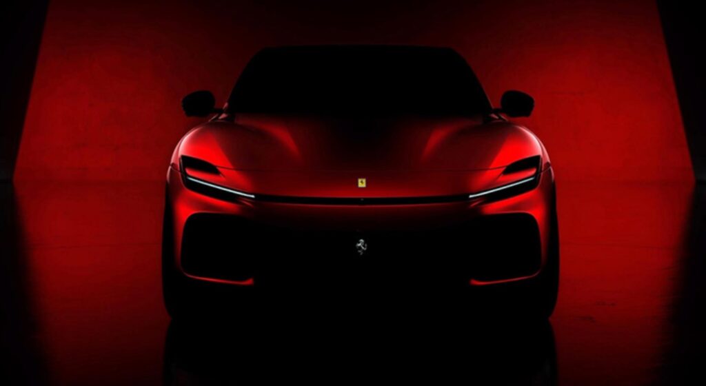 Teaser du Ferrari Purosangue // Source : Ferrari