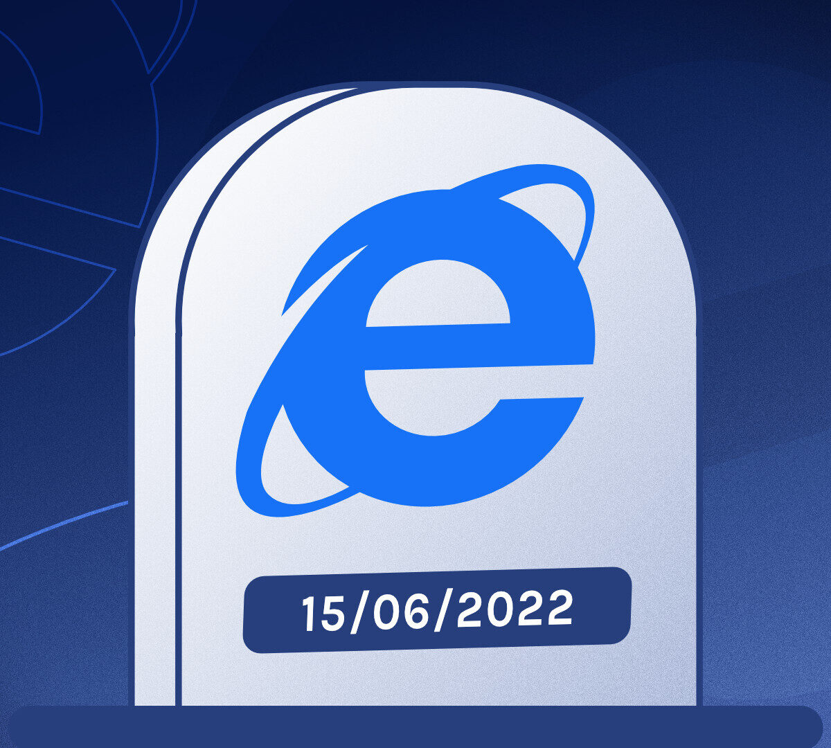 Fin d'Internet Explorer // Source : Equipe design Numerama