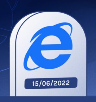 Fin d'Internet Explorer // Source : Equipe design Numerama Fin d'Internet Explorer // Source : Equipe design Numerama