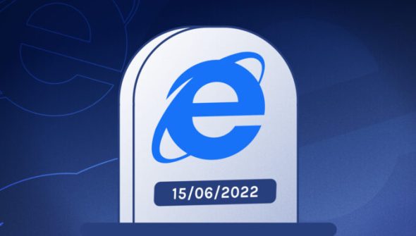 Fin d'Internet Explorer // Source : Equipe design Numerama