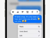 Les nouveaux messages d'iMessage sur iOS 16 // Source : Capture d'écran Numerama