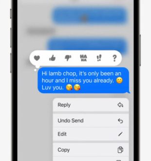 Les nouveaux messages d'iMessage sur iOS 16 // Source : Capture d'écran Numerama