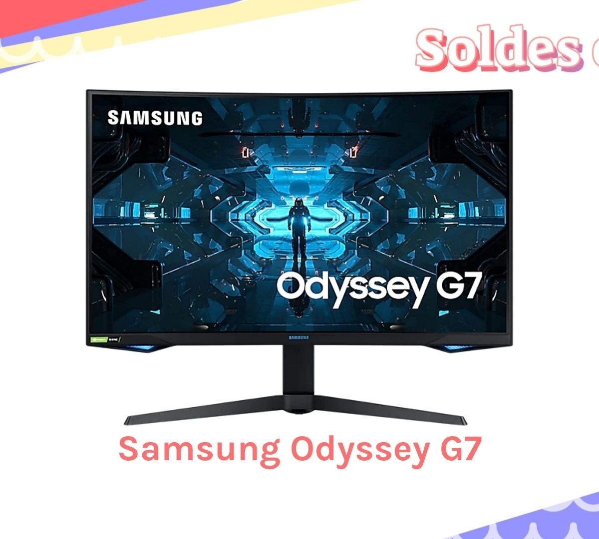 Samsung Odyssey G7 // Source : Numerama