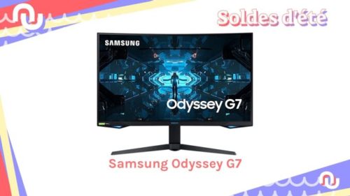 Samsung Odyssey G7 // Source : Numerama