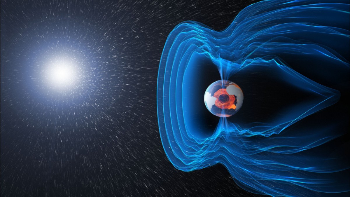 Pôles magnétiques terrestres // Source : ESA/ATG medialab