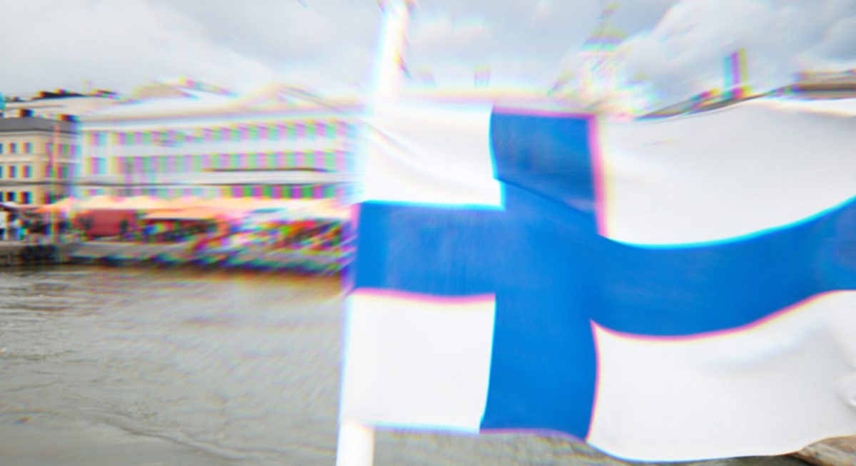 Drapeau de la Finlande. // Source : Eevi Alanissi / Flickr