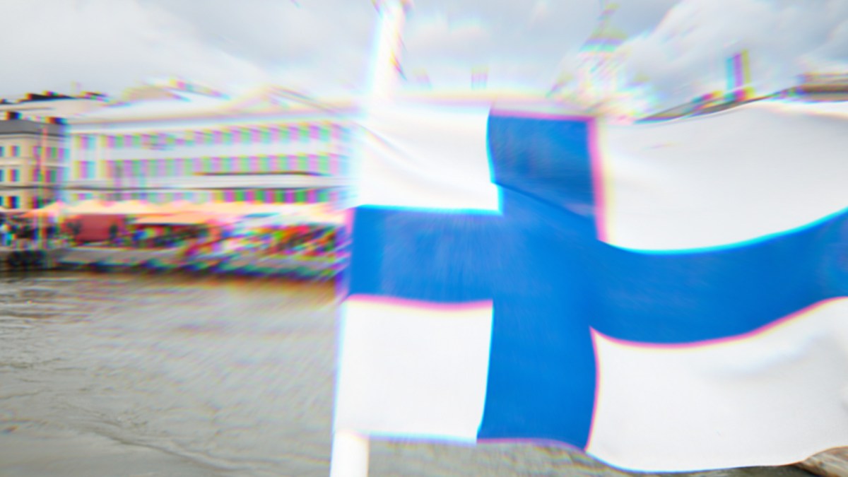 Drapeau de la Finlande. // Source : Eevi Alanissi / Flickr