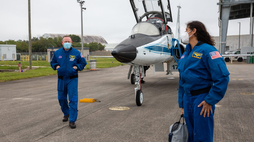 Sunita Williams et Barry Wilmore