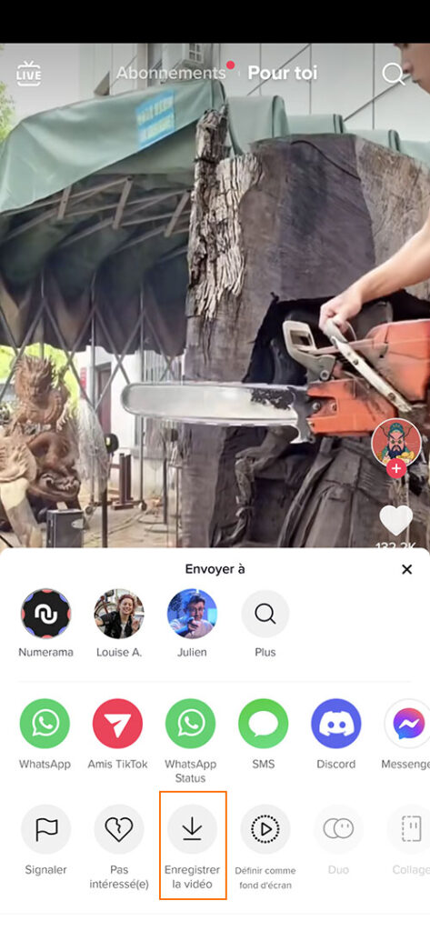 tik tok video recording