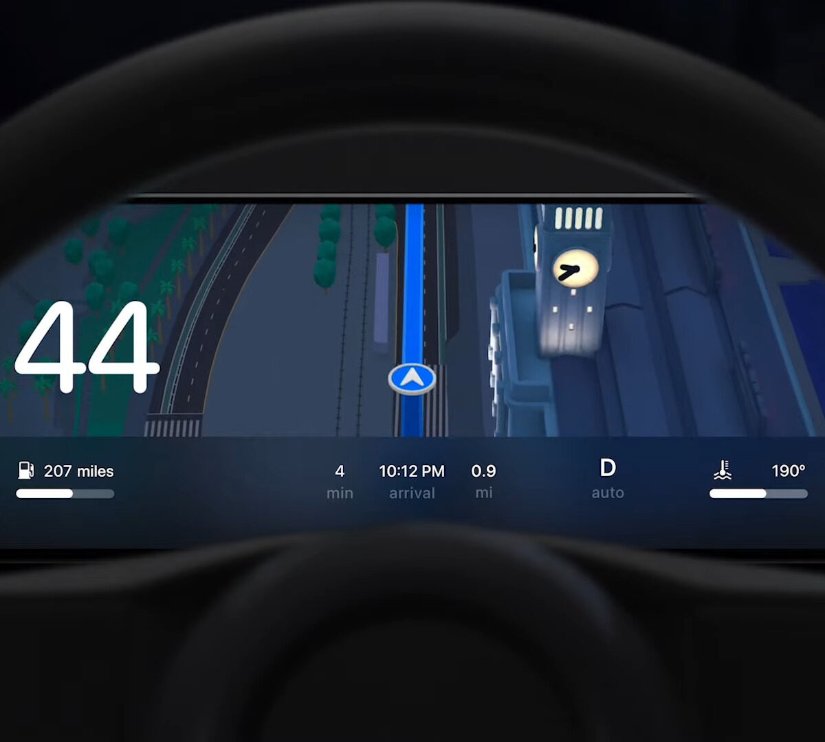 Le nouveau CarPlay a été présenté à la WWDC d'Apple // Source : Capture d'écran Numerama