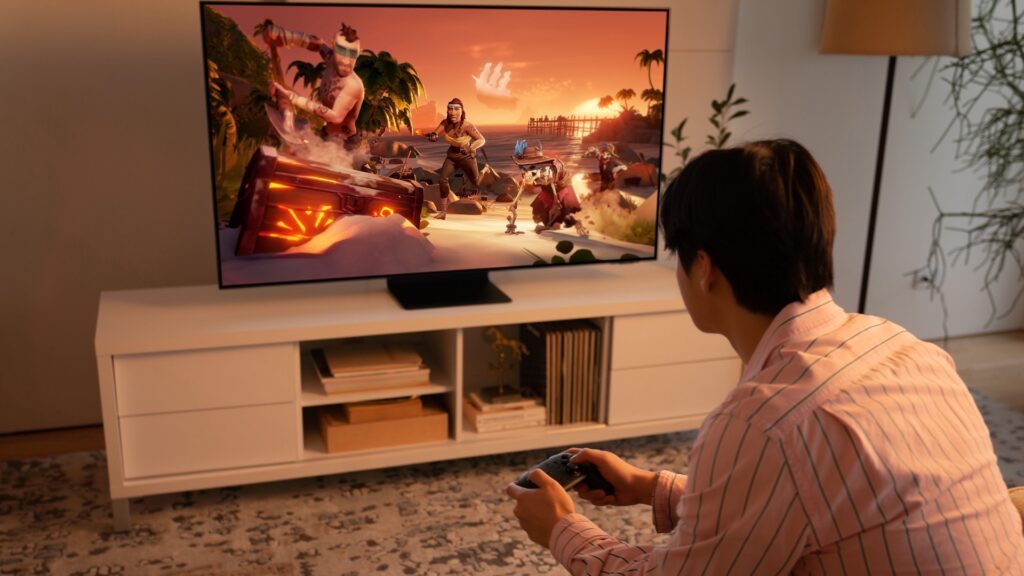 Игра Xbox проходит на Samsung // Source TV: Microsoft