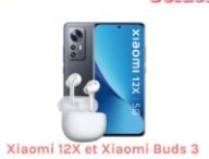 Xiaomi 12X et Xiaomi Buds 3 // Source : Numerama