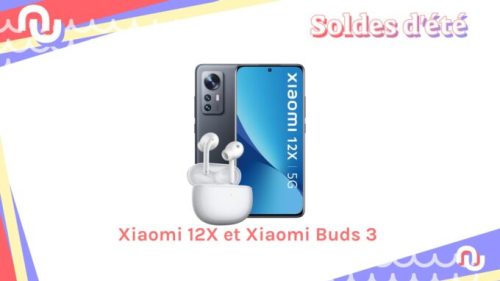 Xiaomi 12X et Xiaomi Buds 3 // Source : Numerama
