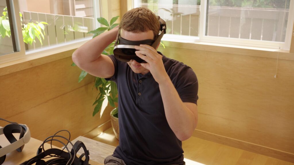 Zuckerberg mise beaucoup sur la réalité virtuelle, mais le business n'est pas encore très rentable. // Source : Meta