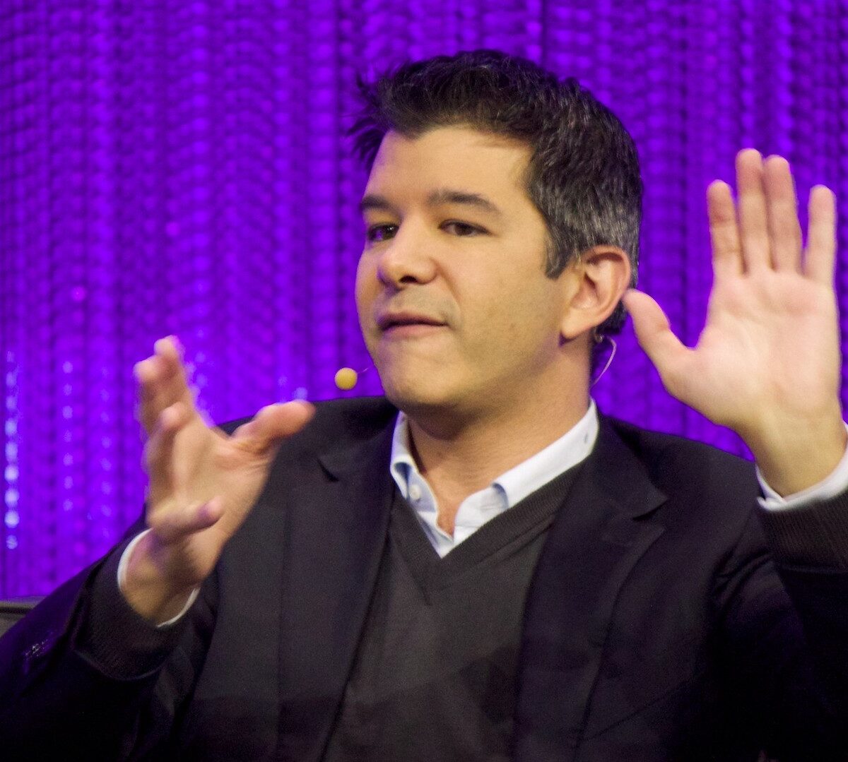 Travis Kalanick en 2013 // Source : Flickr/CC/Adam Tinworth