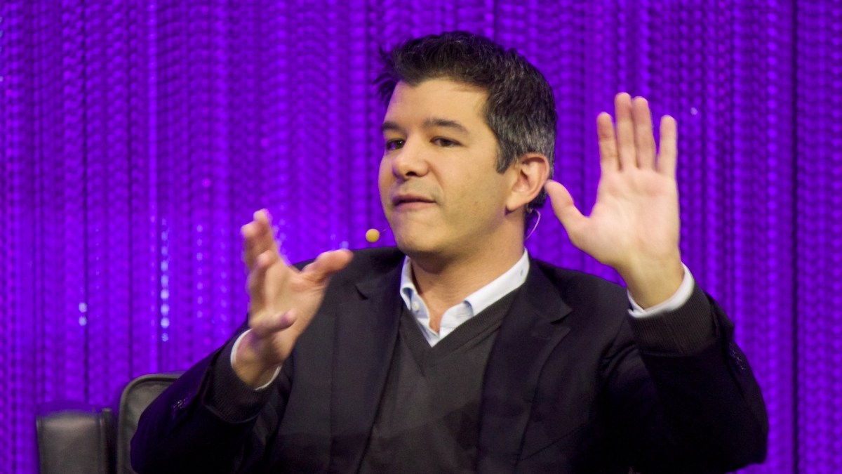 Travis Kalanick en 2013 // Source : Flickr/CC/Adam Tinworth