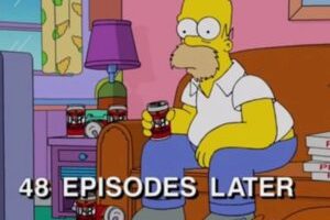 Binge-watching dans Les Simpson // Source : Fox