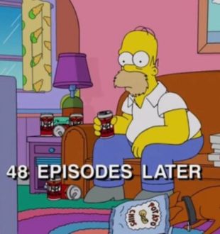 Binge-watching dans Les Simpson // Source : Fox