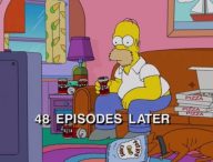 Binge-watching dans Les Simpson // Source : Fox