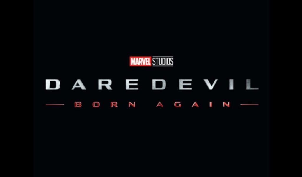 Daredevil : Born Again, la typo officielle de la nouvelle série. // Source : Marvel/Disney+ Daredevil : Born Again, la typo officielle de la nouvelle série. // Source : Marvel/Disney+