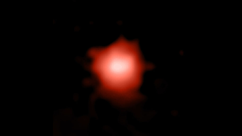 Zoom sur GLASS-z13. // Source : NASA/CSA/ESA/STScI