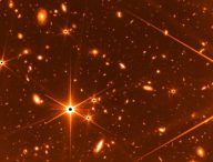 L'image test du champ profond de l'Univers pris par James Webb. // Source : Nasa