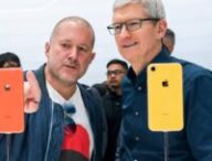 Jonathan Ive et Tim Cook en 2018.  // Source : Apple