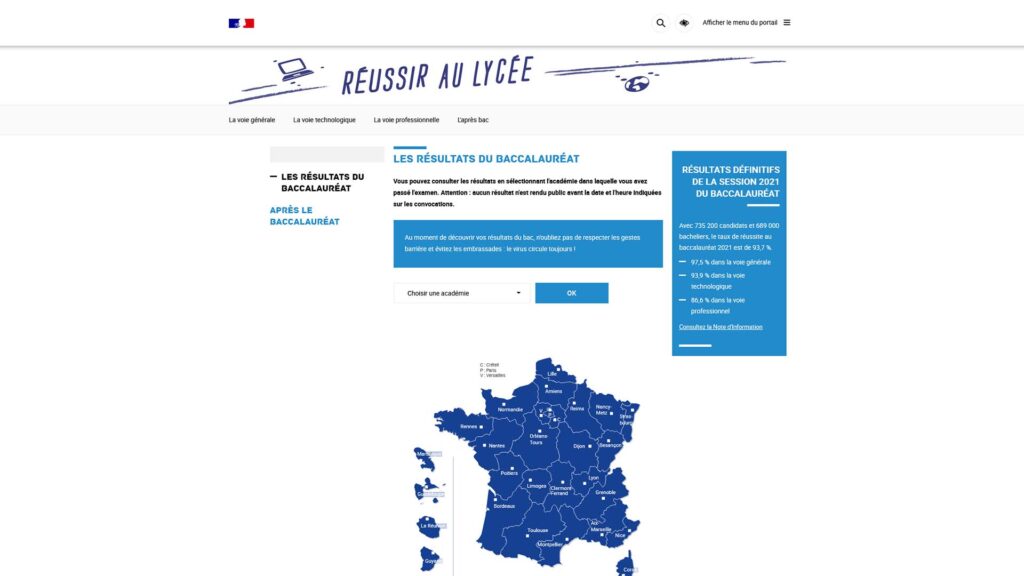 Les résultats du Bac, édition 2022