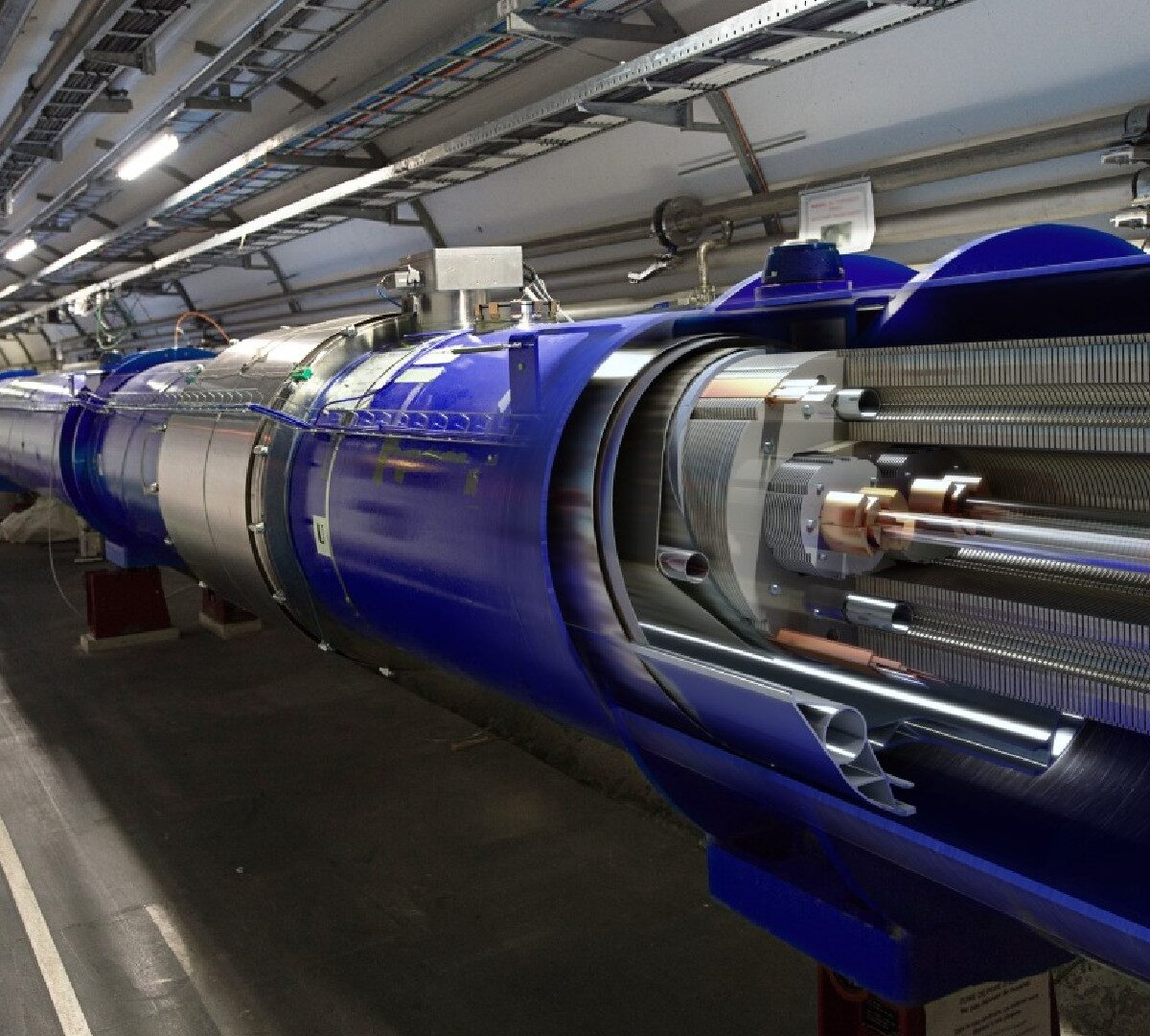 Grand collisionneur de hadrons // LHC. // Source : CERN