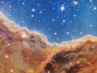 Zoom dans la Nébuleuse de la Carène. // Source : NASA, ESA, CSA, STScI (image recadrée)
