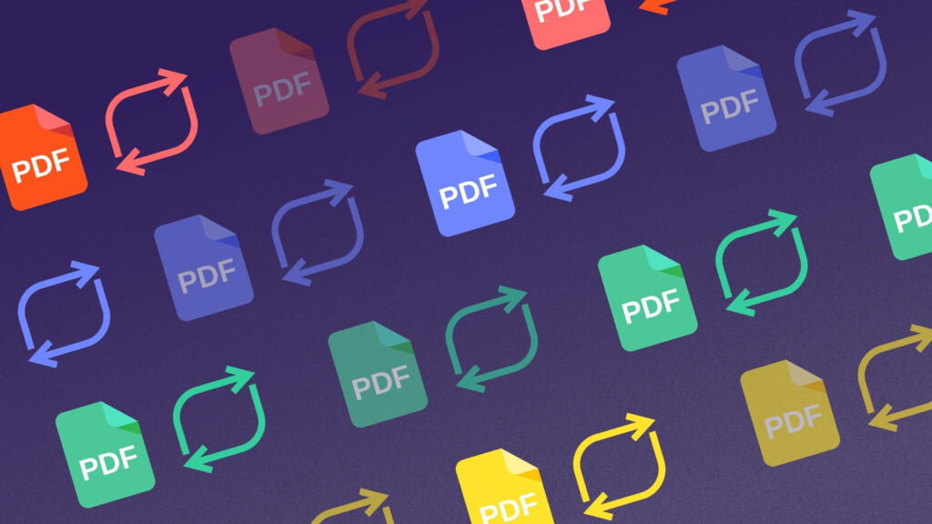 Comment convertir un fichier PDF // Source : Team design pour Numerama 