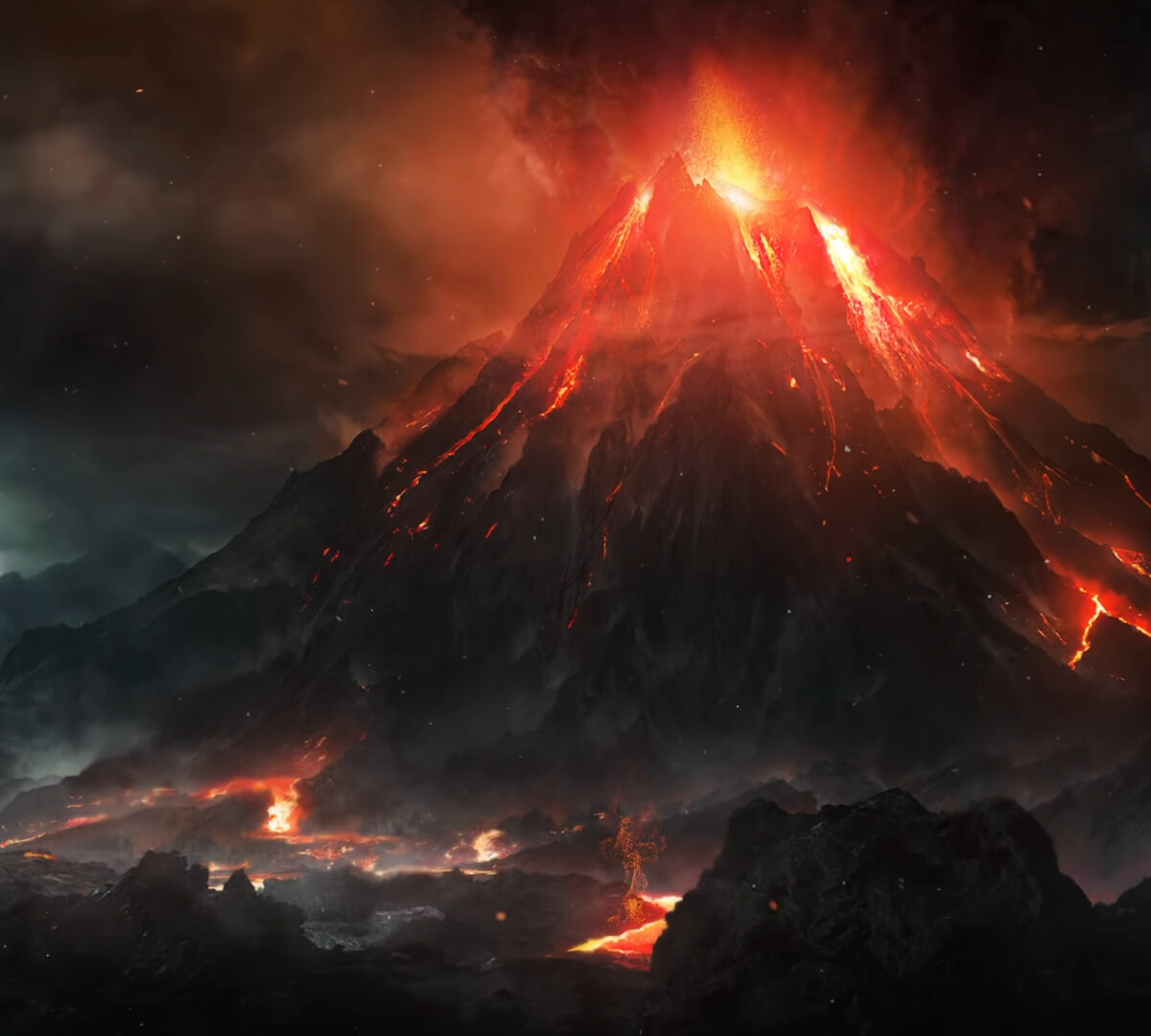 Le Mordor. // Source : Capture YouTube Ambient Worlds